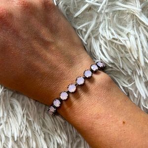 Pink Opal bracelet.